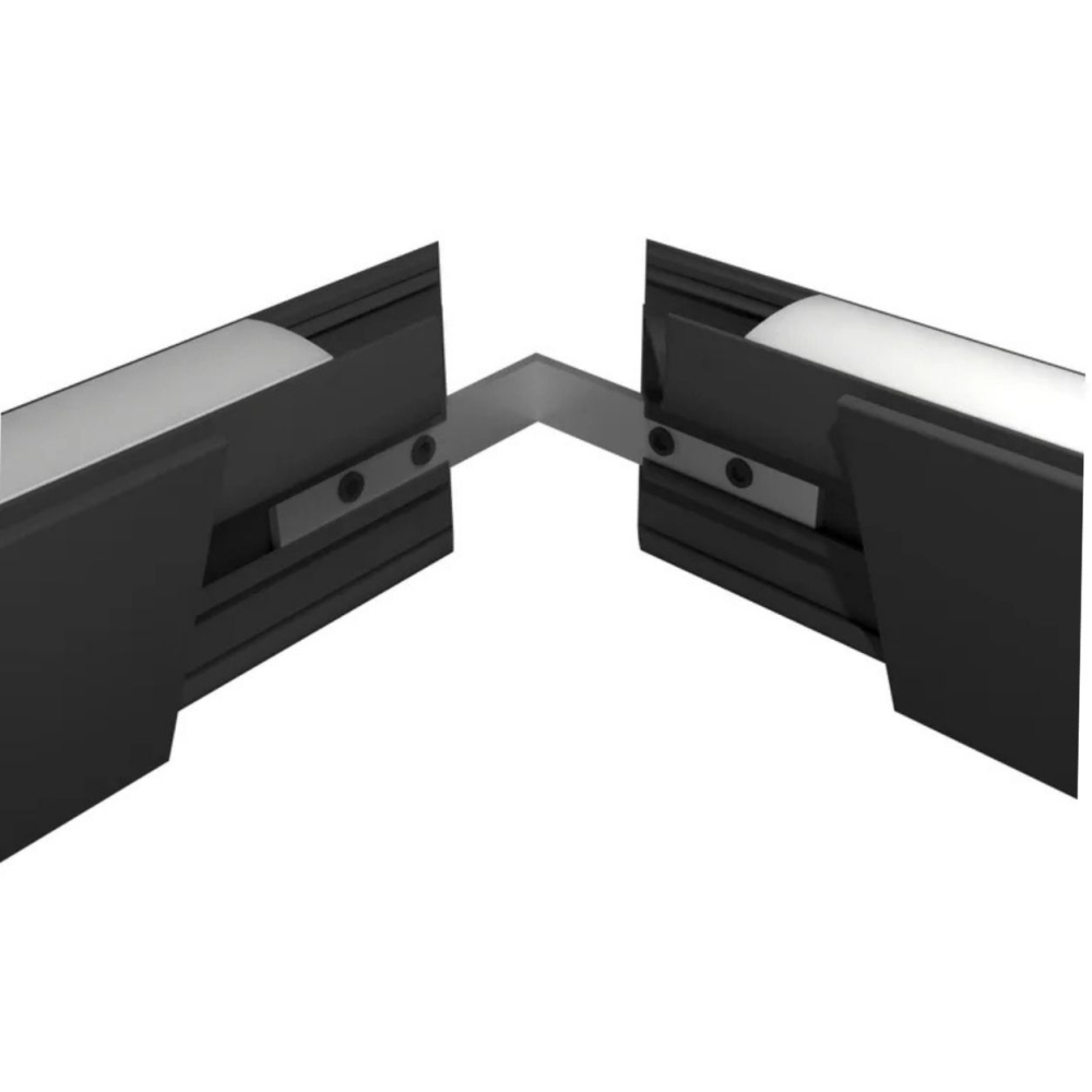 Conector 3D imbinare profile aluminiu pentru benzi LED, colt 90°, 10x1.7 mm, CON-3D-B