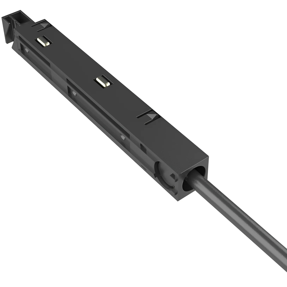 Conector 48V DC pentru Șine Magnetice Magnus BY41 (TR01, SR01, RC01), Negru, SC01