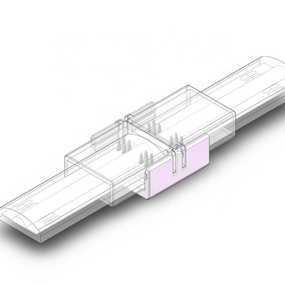 Conector Banda LED RGB/Singular 4PIN 10mm IP68 Strip-to-Strip