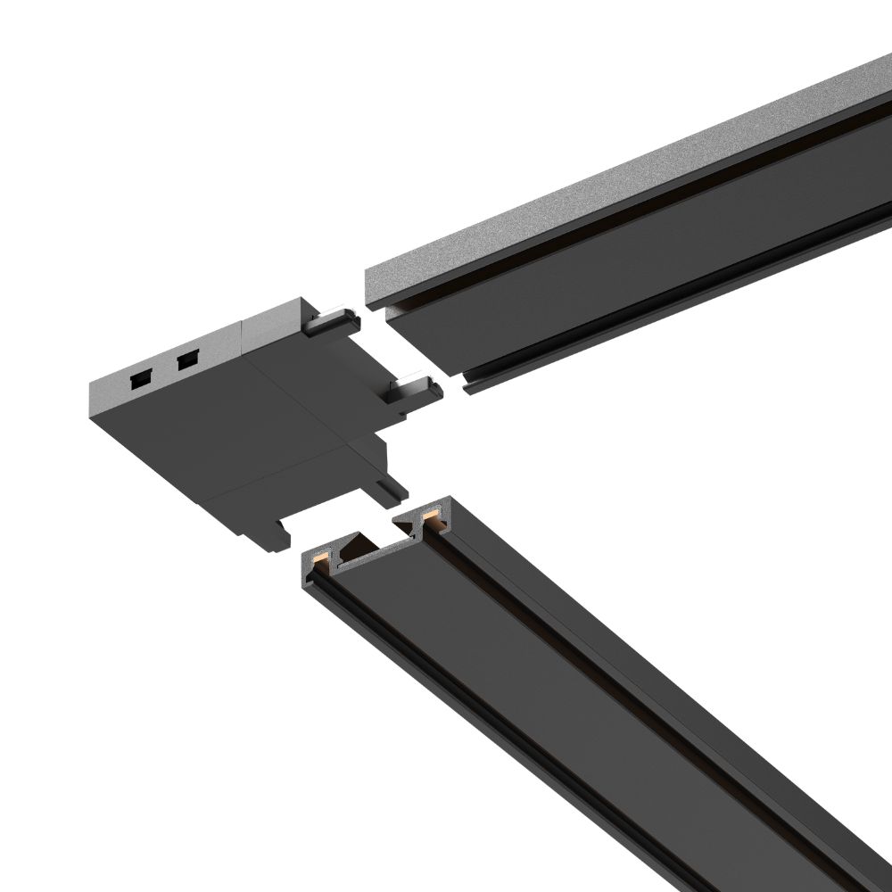 Conector  sina magnetica Yoga Led, TNY-MT26-A-L dimensiuni L36*W36*H6 imbinare 90 grade orizontala