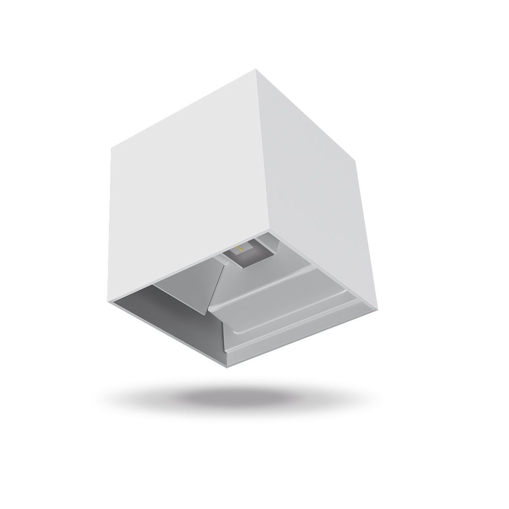 Aplica perete iluminat fatada bilaterala VIDEX-6W-ERIC-WHITE