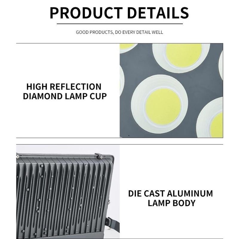Proiector Led COB 200W, Lumina Rece 6500K Intens