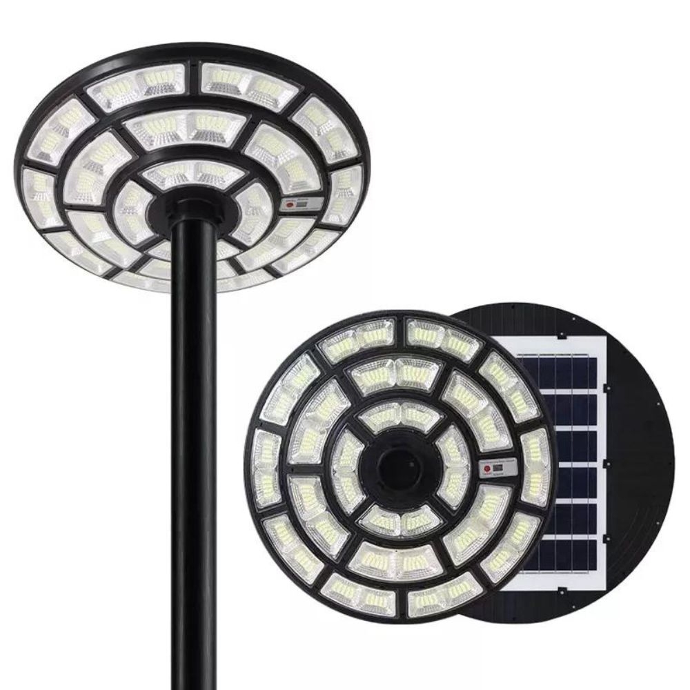 Lampa Solara UFO 300W, 4M cu panou solar si telecomanda 6500K