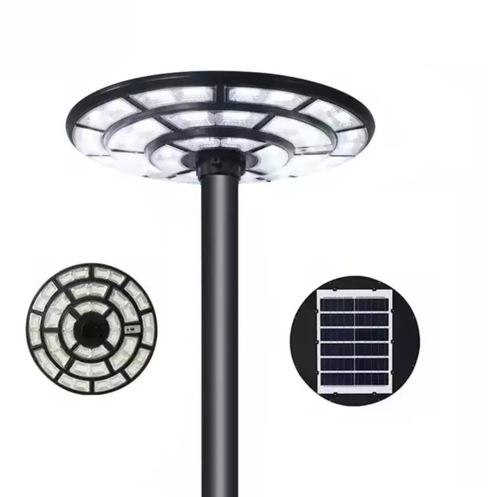 Lampa Solara UFO 300W, 4M cu panou solar si telecomanda 6500K