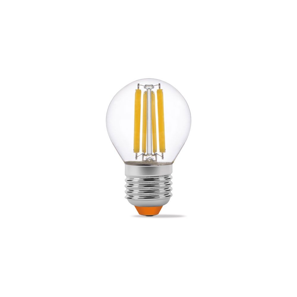 Bec LED filament VIDEX-E27-G45-6W-FIL-WW