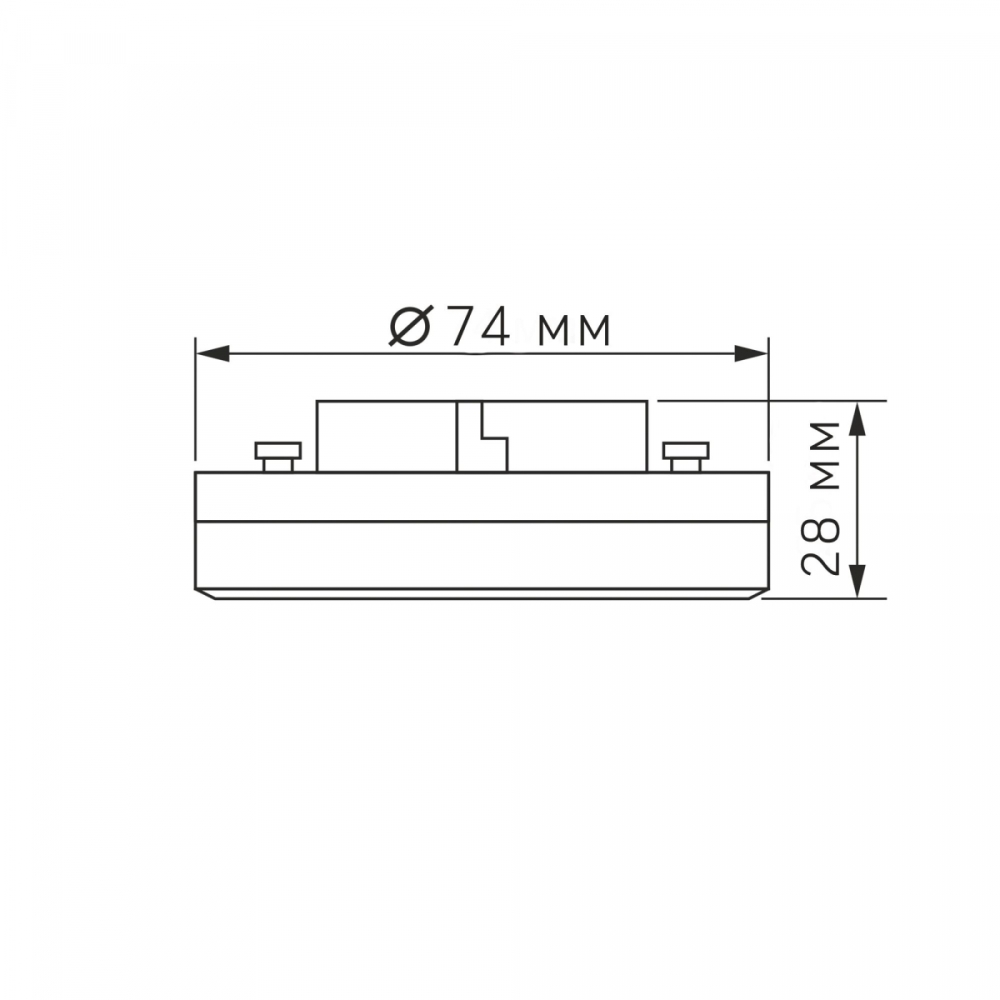 Bec LED VIDEX GX53 DIMABIL 10W 4000K 950Lm 220V Alb