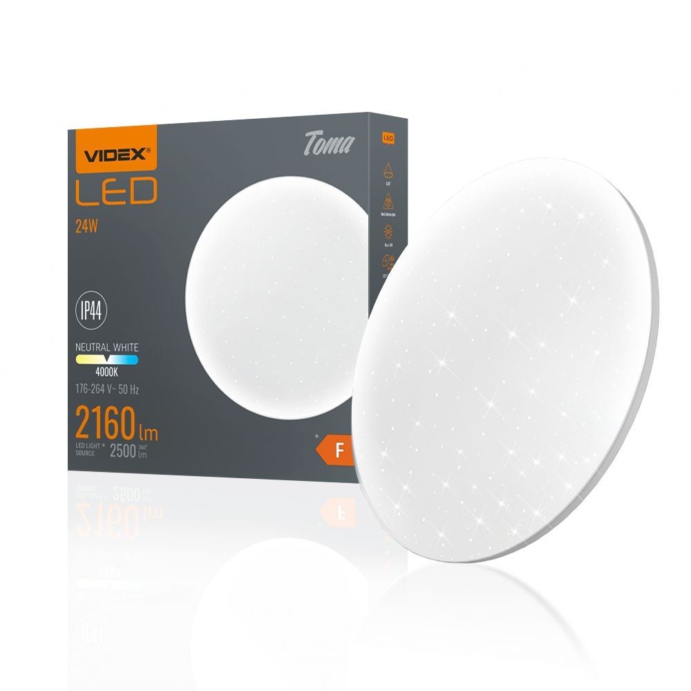 Corp de iluminat pentru tavan LED VIDEX-TOMA-24W-NW