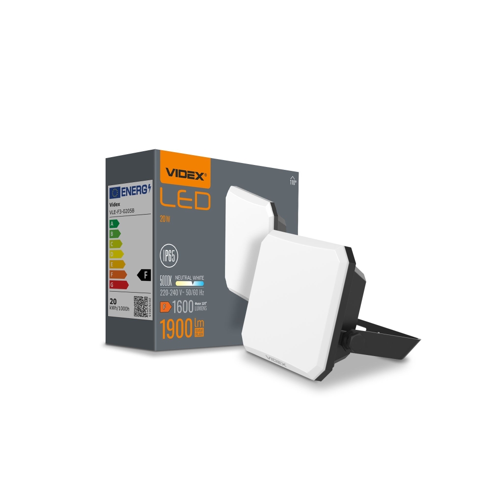 Proiector LED VIDEX-FLOOD-LED-F3-20W-5K
