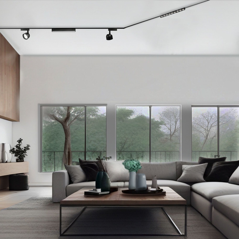 Proiector LED liniar pentru sina magnetica slim VIDEX VL-TRMS-LD460B Negru