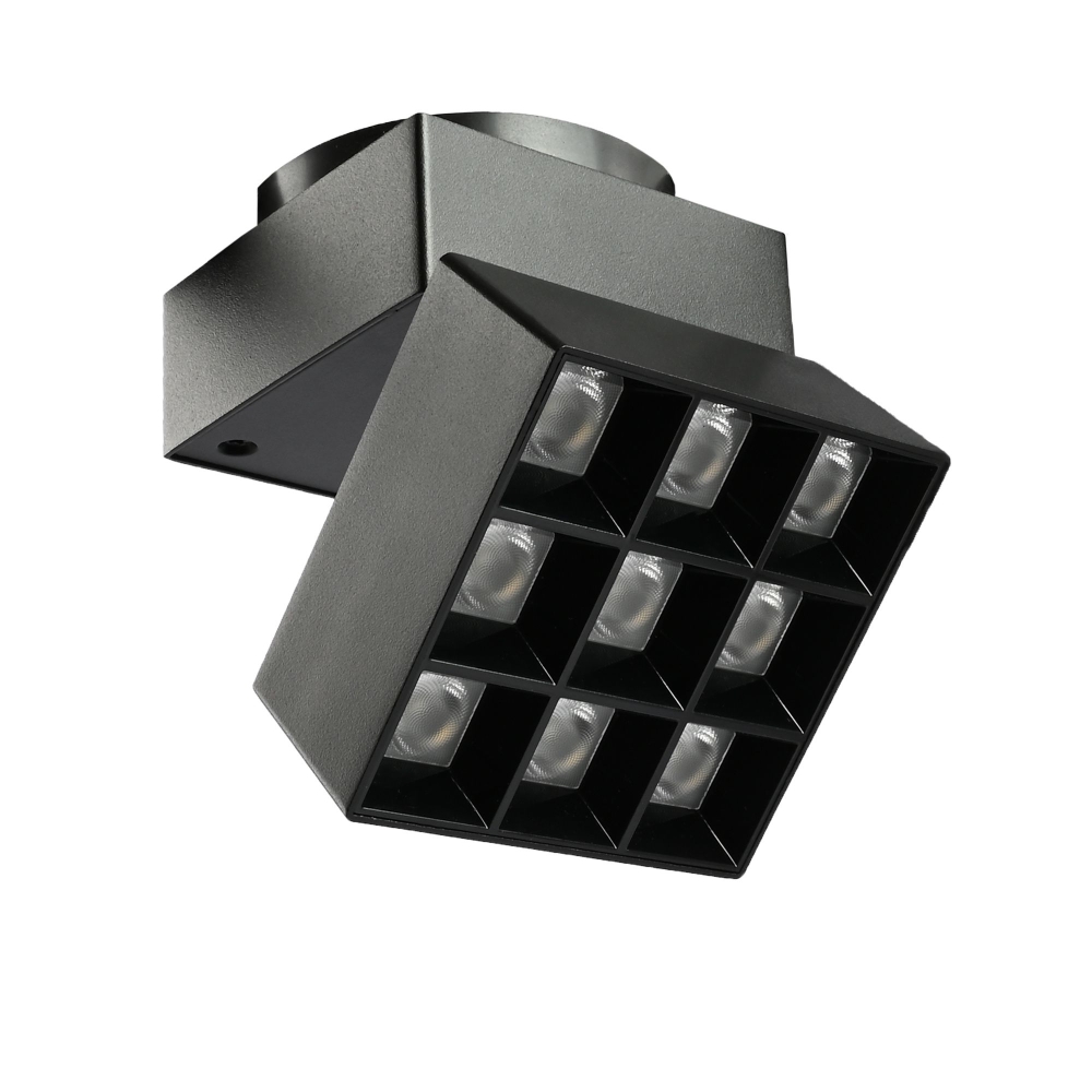 Proiector LED reglabil pentur sina magnetica slim VIDEX VL-TRMS-LE29B Negru