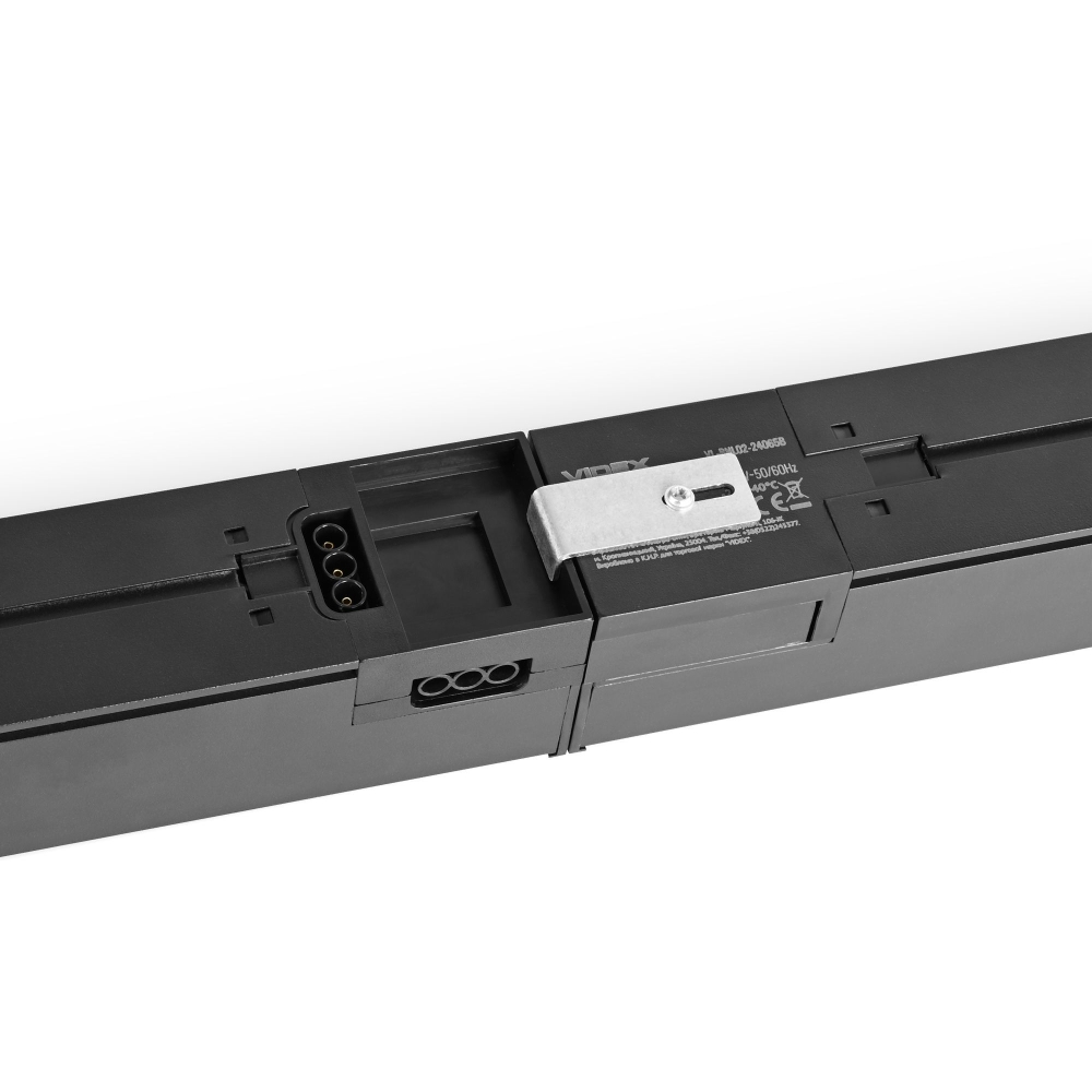 Lampa liniara interconectabila LED VIDEX 50W 1.2М 5000K 5000Lm Negru