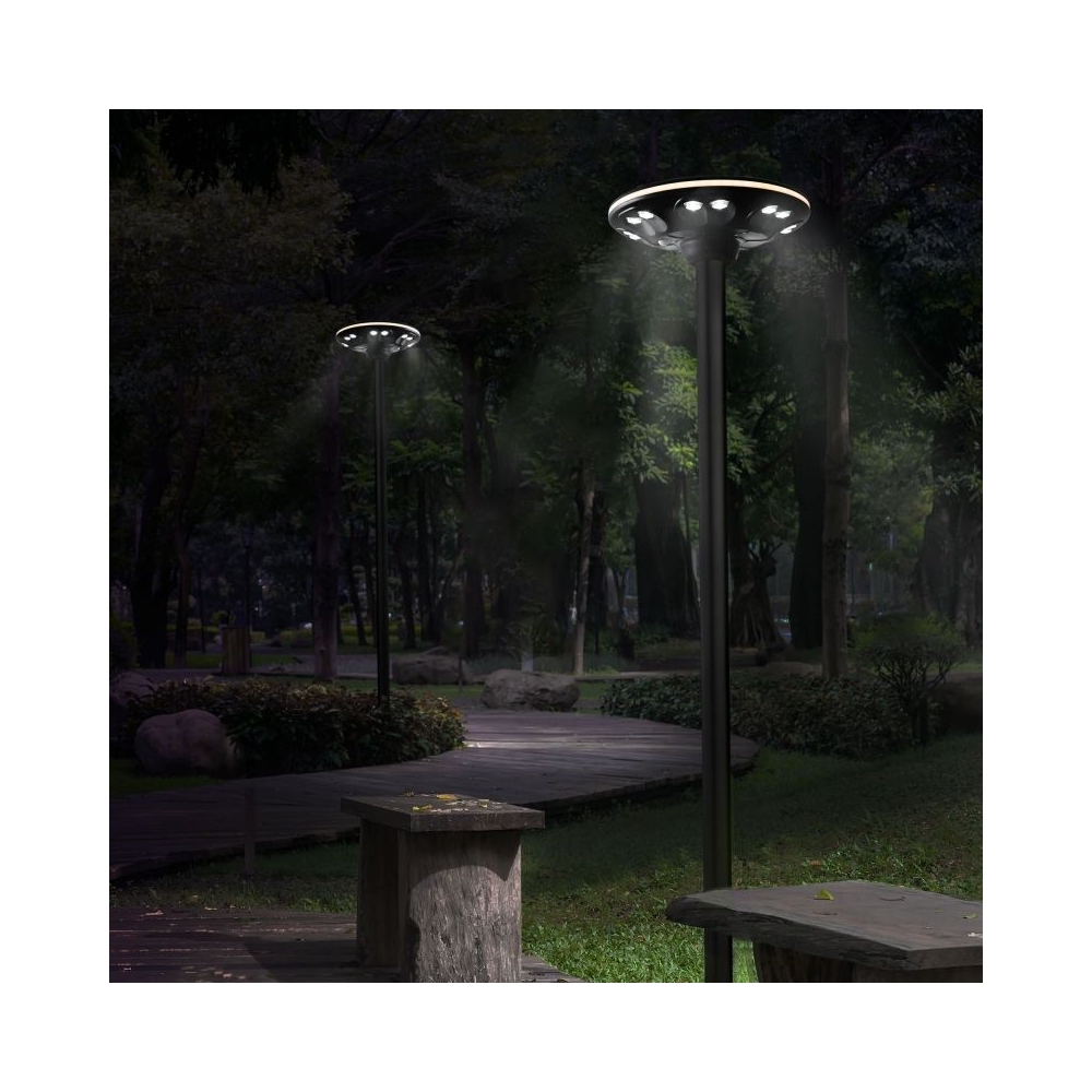 Lampa solara LED pentru parc cu senzor de miscare VIDEX VL-GLSO-1254-S