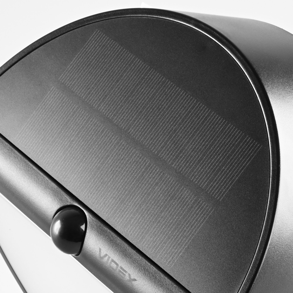 Lampa de perete solara LED cu senzor de miscare VIDEX VL-BHSO-002-S 500Lm 5000K