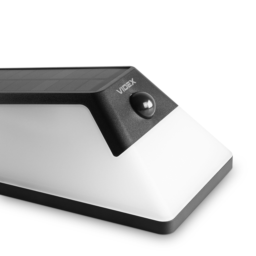 Lampa de perete solara LED cu senzor de miscare VIDEX VL-BHSO-003-S 500Lm 5000K