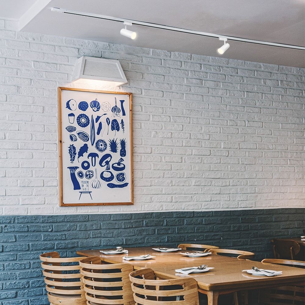 Proiector LED pe sina monofazica VIDEX-TOR-10W-ALB