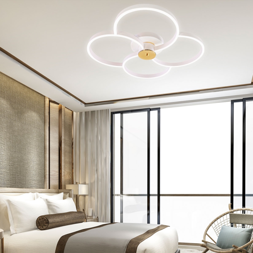 Lustra LED Moderna 280W cu trei tipuri de lumina si telecomanda, ACR-8047