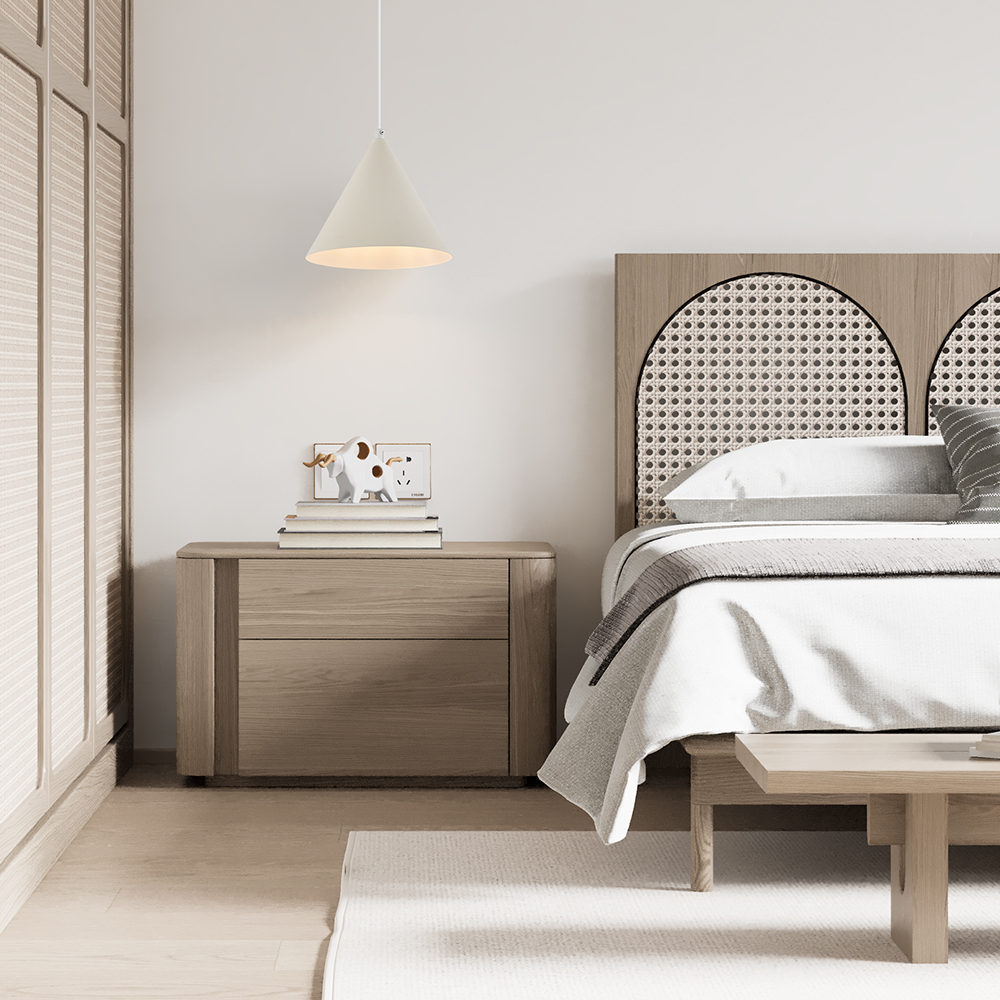 Lustra Pendul tip Con P010R-1H-1xE27 (Alb)