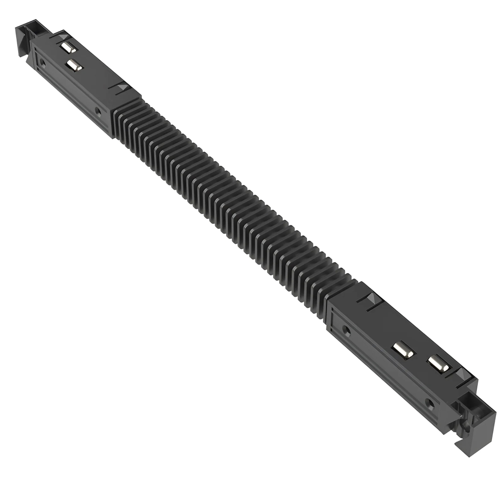 &Icirc;mbinare &icirc;n Colț (L) pentru Șine Magnetice Magnus BY41 (TR01, SR01, RC01), 48V DC, Negru, CR01