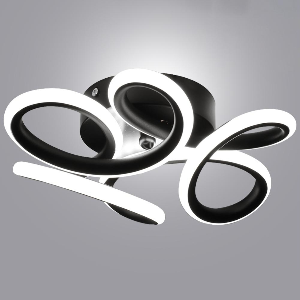 Plafoniera LED 52W ACR-8081 Neagra, lumina reglabila 3000K-4200K-6500K