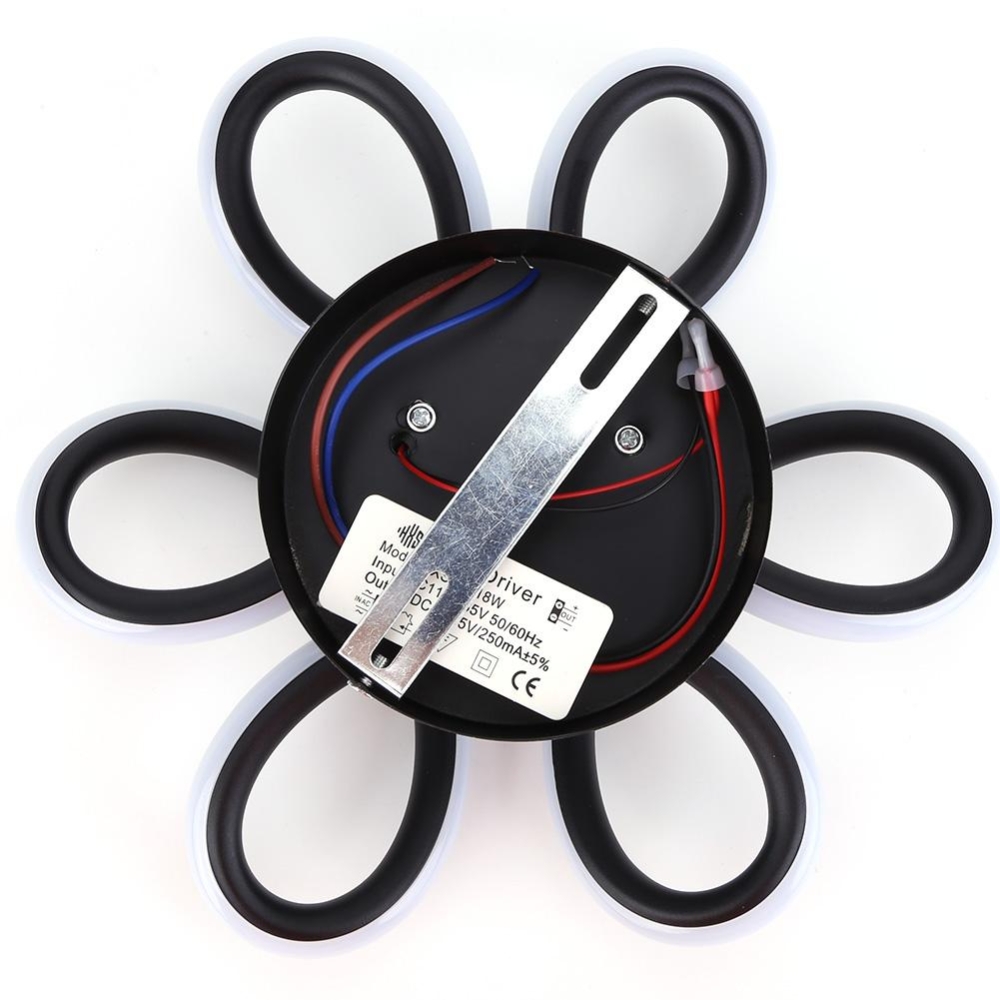 Plafoniera LED 52W ACR-8081 Neagra, lumina reglabila 3000K-4200K-6500K