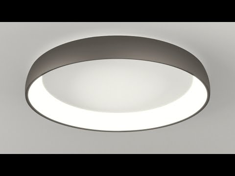 Plafoniera LED patrata 36w BELLA-MLS-SR 3CCT (Negru)