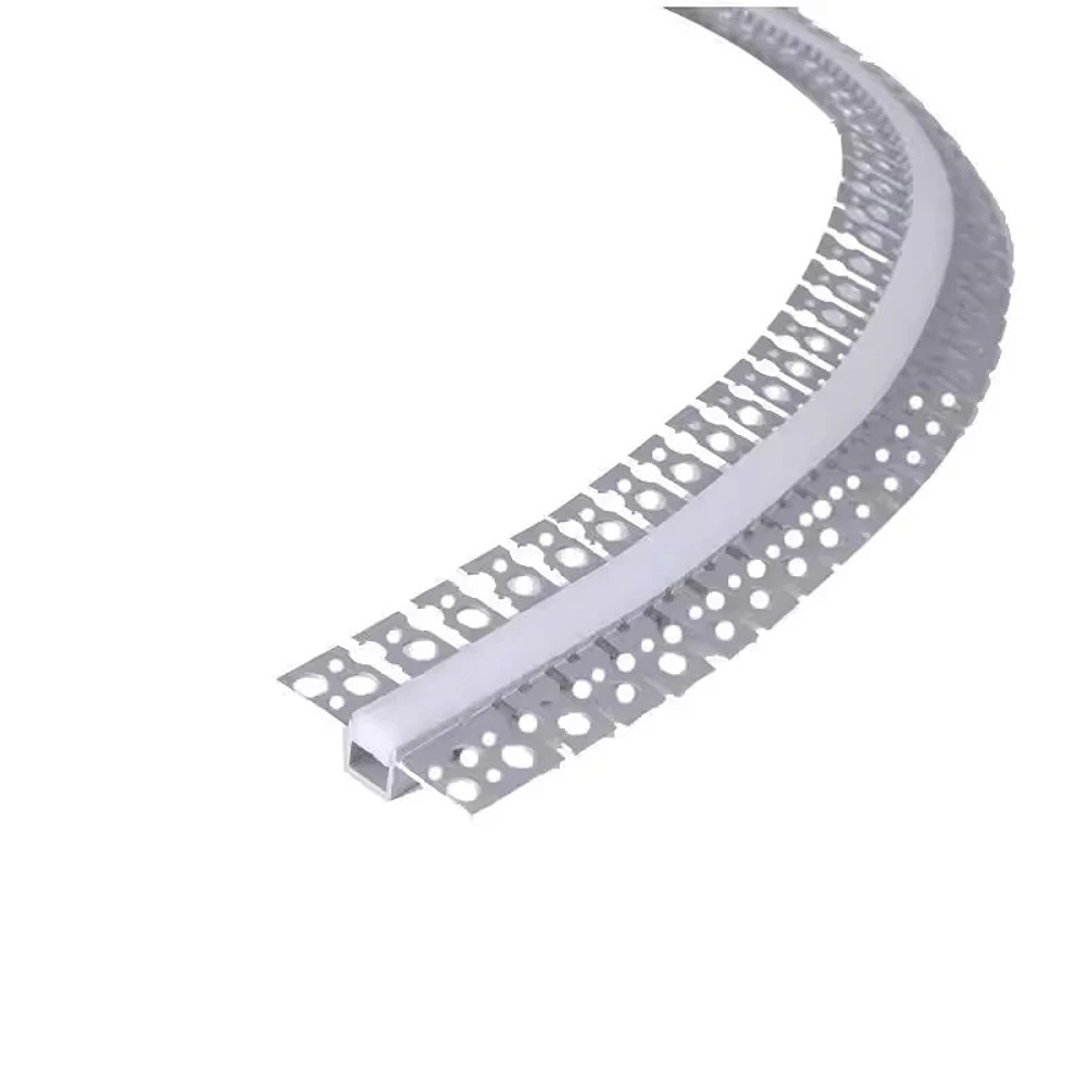Profil LED incastrat flexibil pentru glet, 3 m, canal 15 mm, cu dispersor silicon