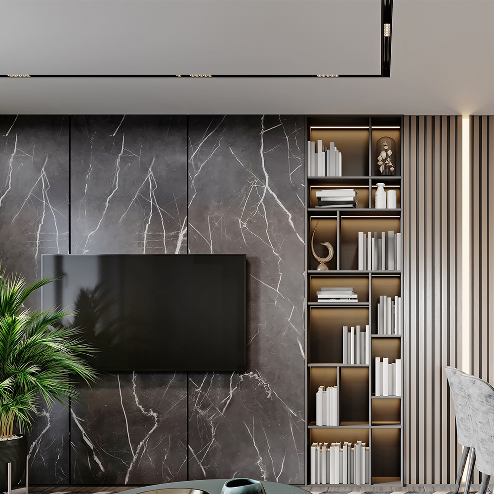 Proiector Sina Magnetica 18W , Multiled, Negru (3000K)