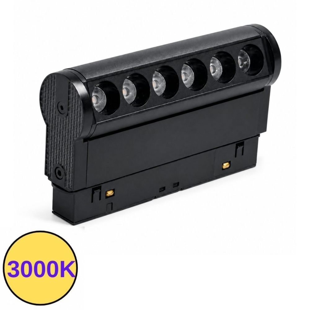 Proiector sina magnetica MG20 Magnus 6W multiled rotativ 3000K negru PRO-MAG-L8013