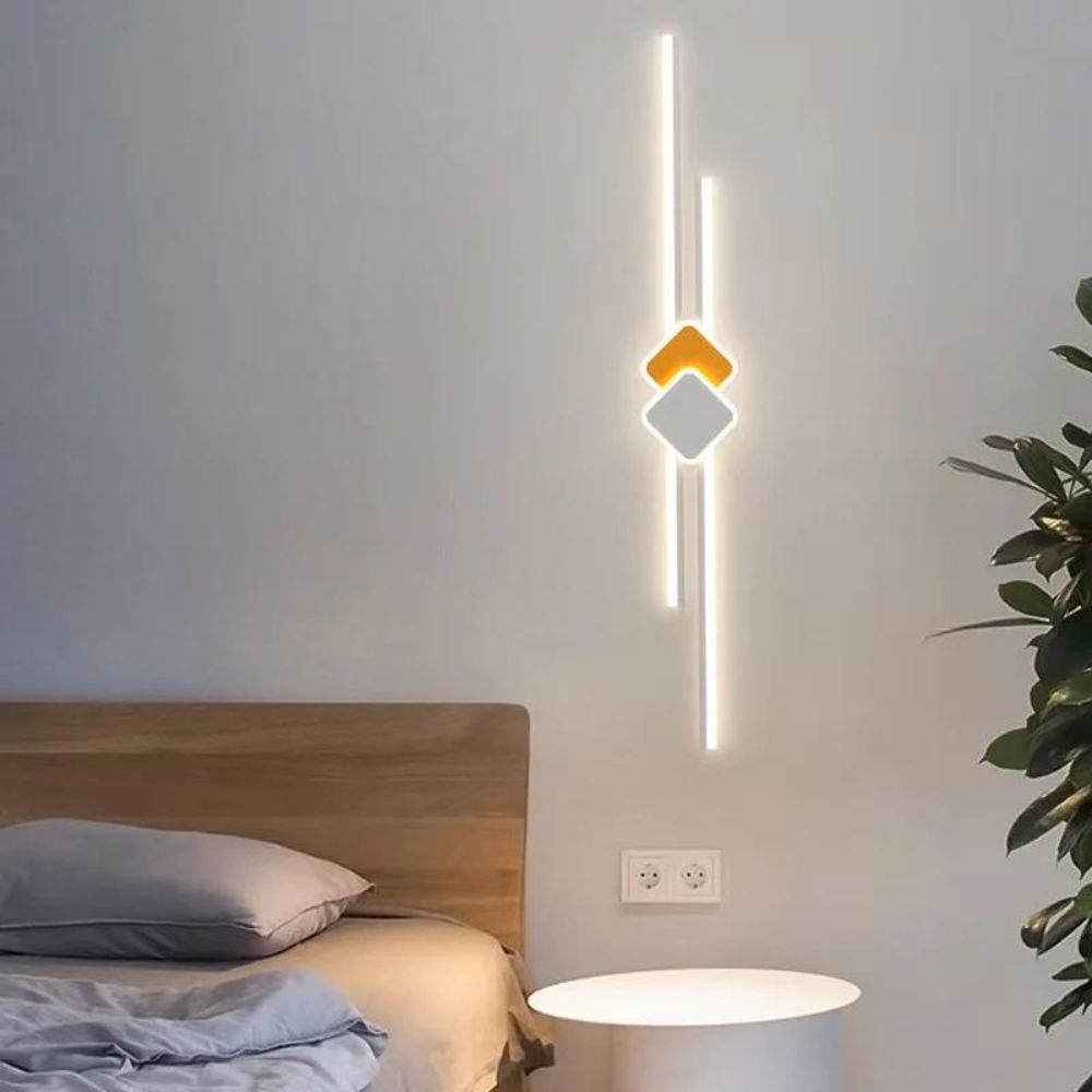 Aplica De Perete Nordic 60W 3600Lm, Alb RF-B110-65, cu 3 tipuri de lumina