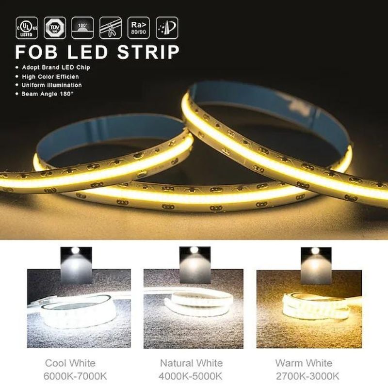 Banda Led COB 11W/1ML-1200Lm, 6500K IP20, 10m rola