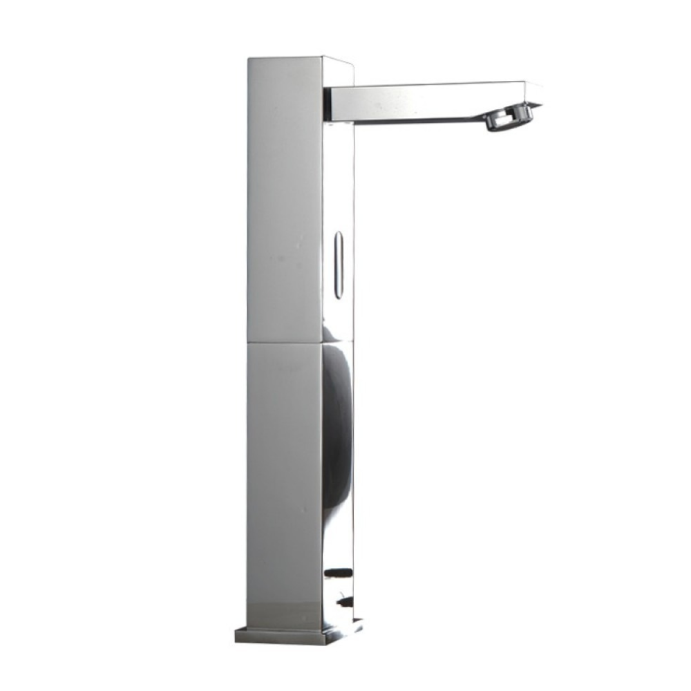 Baterie lavoar cu senzor, Aqua Reflect, design modern, din alama, crom