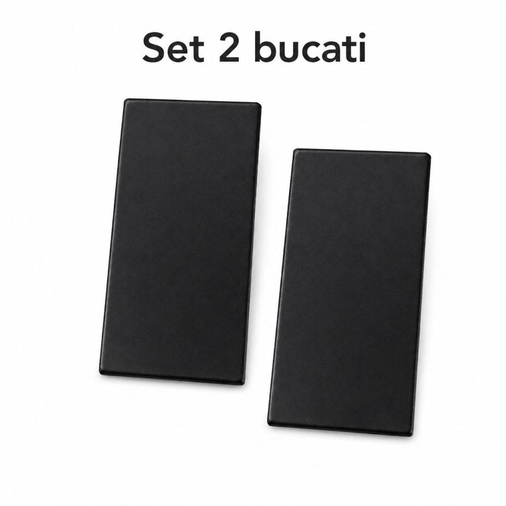 Set capace profil banda LED Deco Line, stanga + dreapta, negru, pentru LP408B