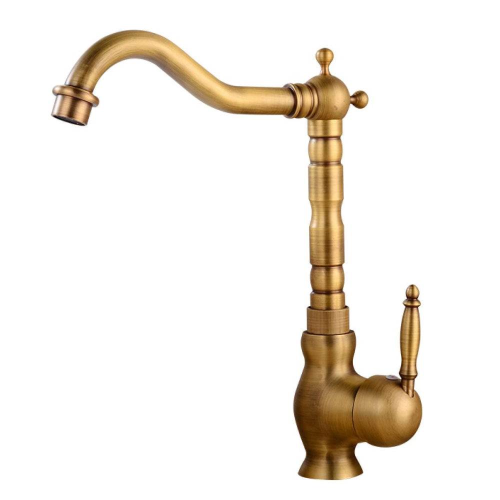 Baterie lavoar Copper Classic, din alama, bronz antichizat