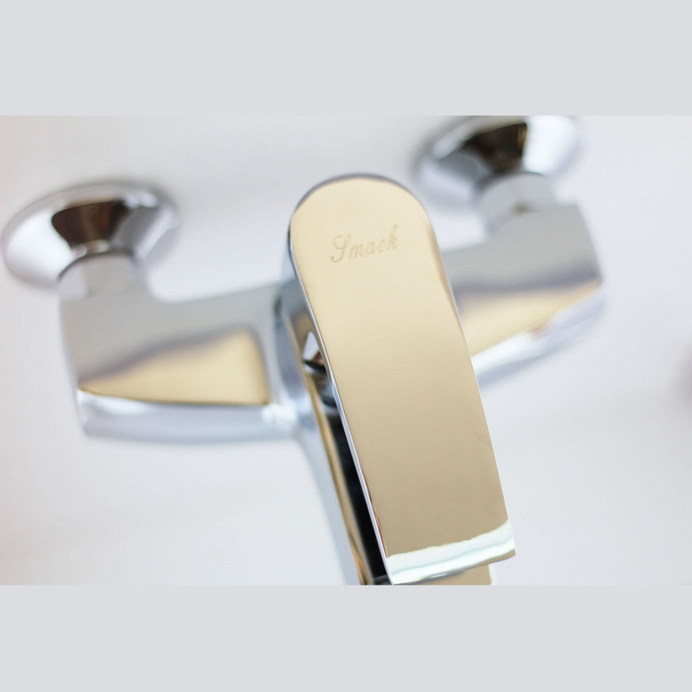 Baterie cada Subtle Pour, din alama, cu scurgere fixa, crom