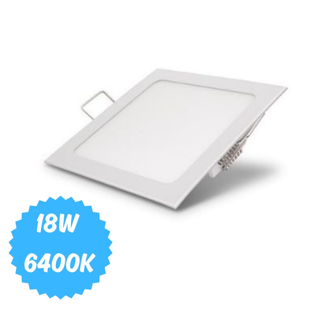 Spot 18W Led patrat incastrat rigips, 220-240V (6400K)