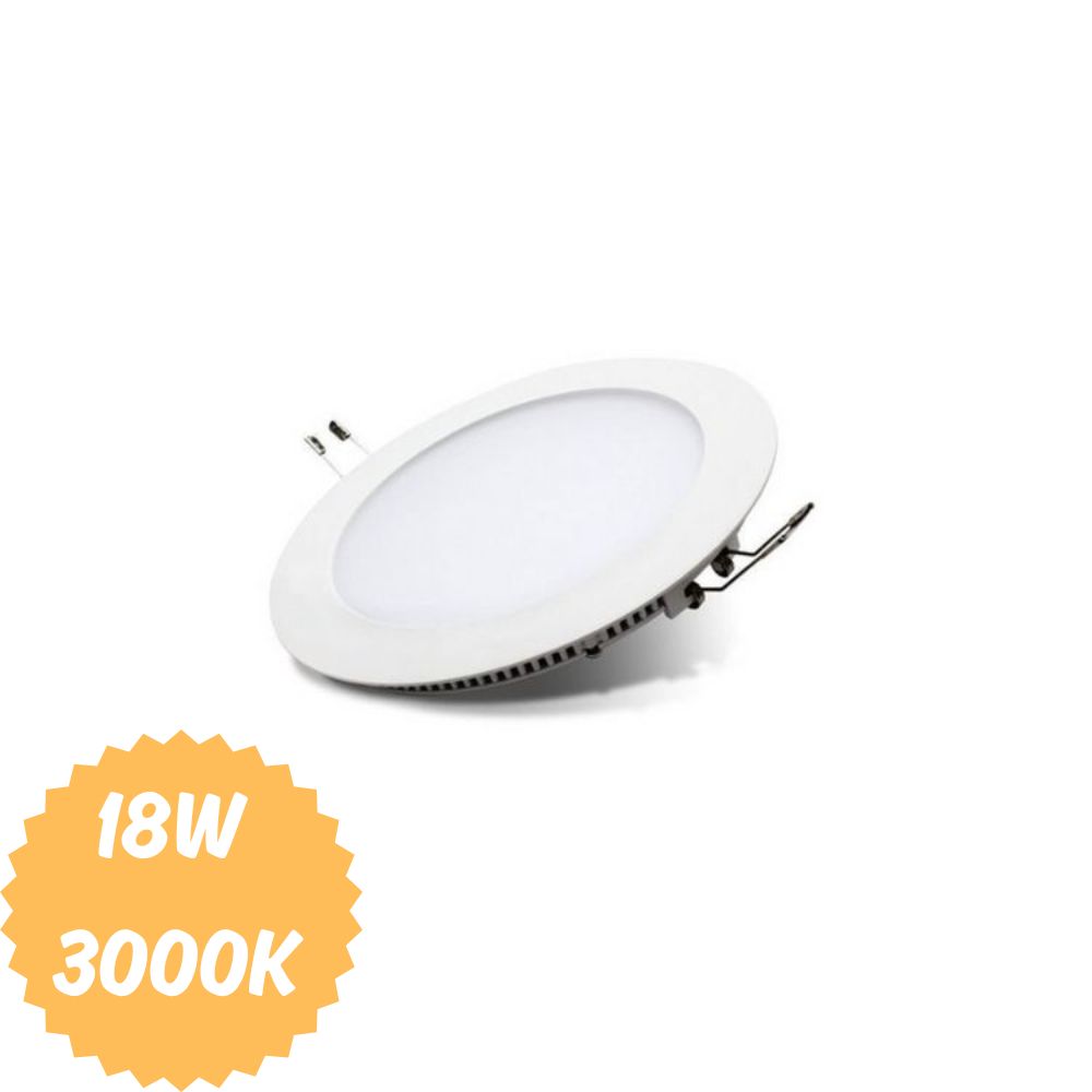 Spot 18W Led rotund incastrat rigips, 220-240V (3000K)