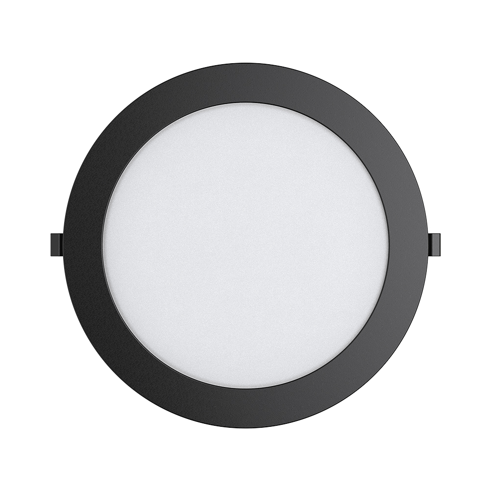 Spot Led Rotund Negru Incastrat 18W Dimabil ⌀229mm (3000K)