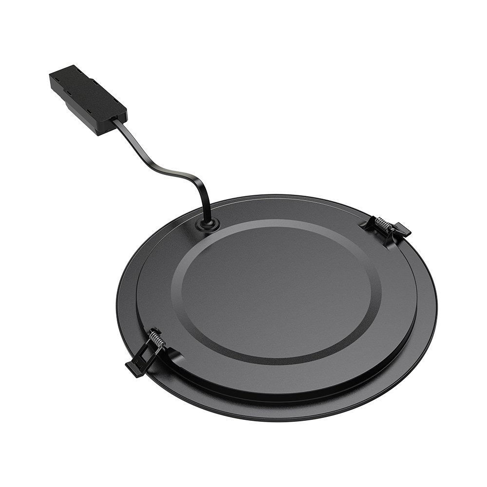 Spot Led Rotund Negru Incastrat 18W Dimabil ⌀229mm (3000K)