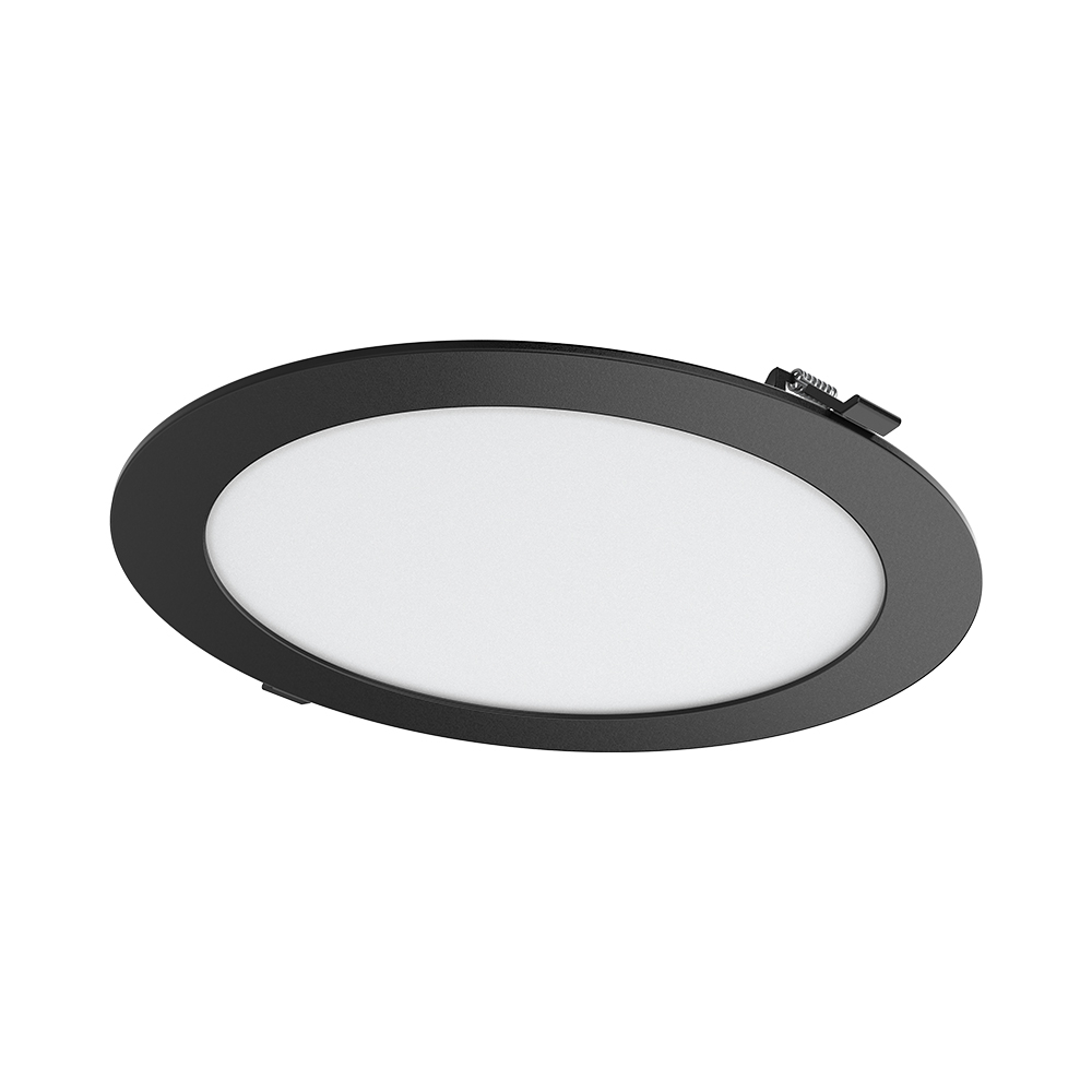 Spot Led Rotund Negru Incastrat 18W Dimabil ⌀229mm (3000K)