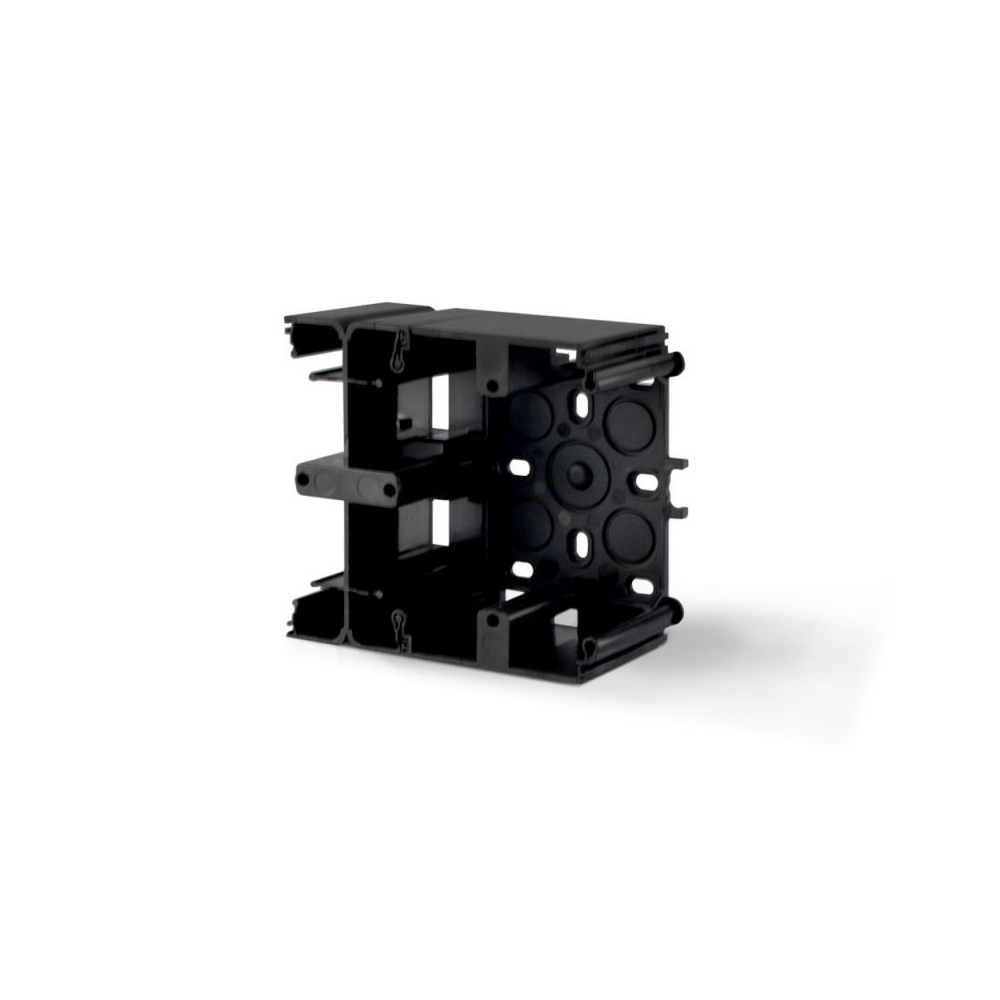 Surface mounting box module black graphite VIDEX BINERA