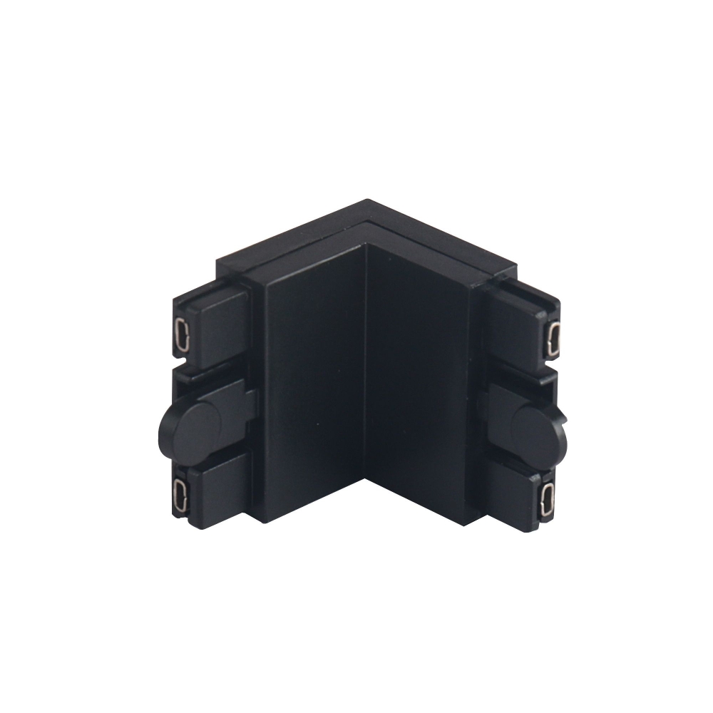 Conector colt perete tavan pentru sina magnetica VIDEX VL-TRMS-FC03B Negru