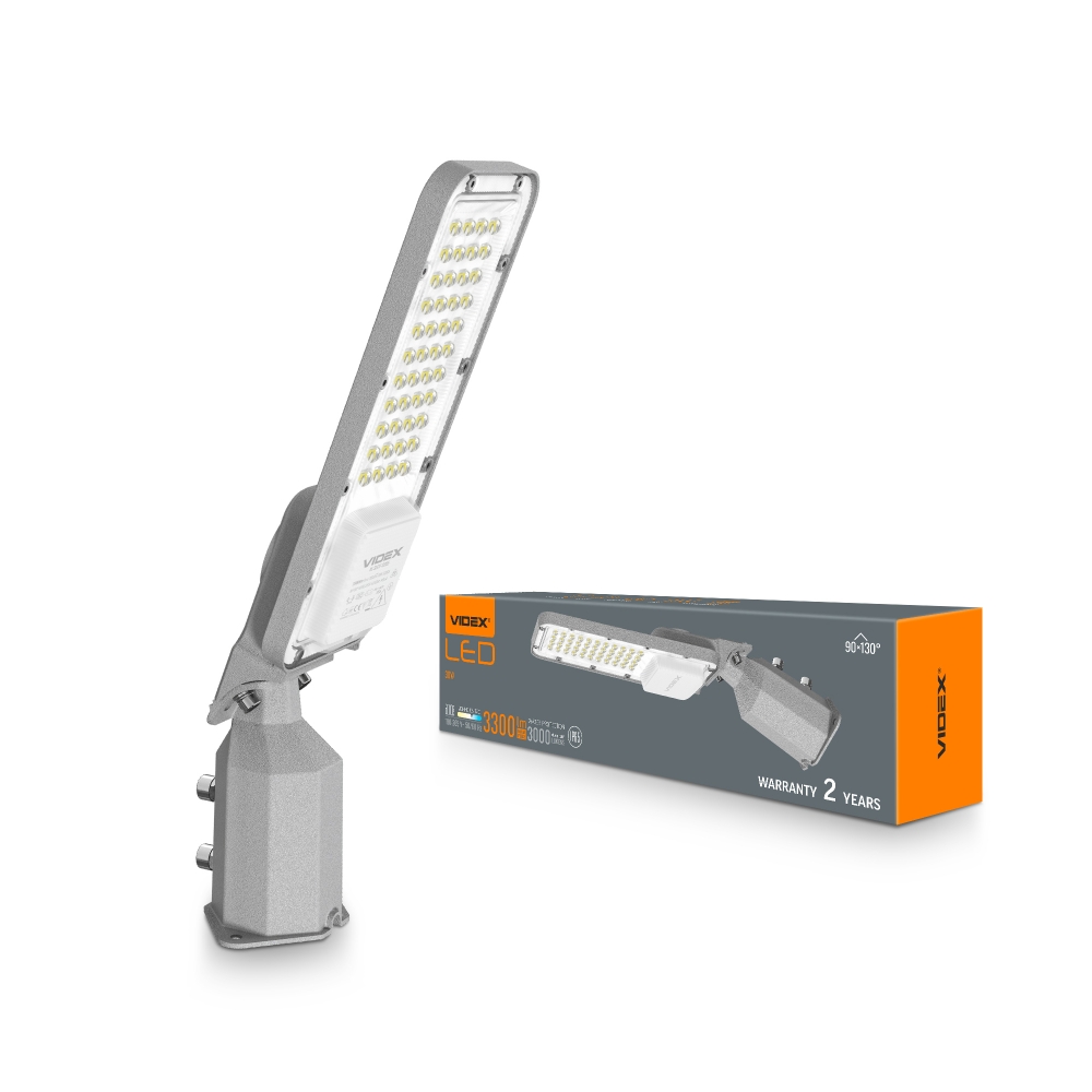 VIDEX VL-SLE17-0305 - LED Street Light 30W, 5000K, 3300 lm