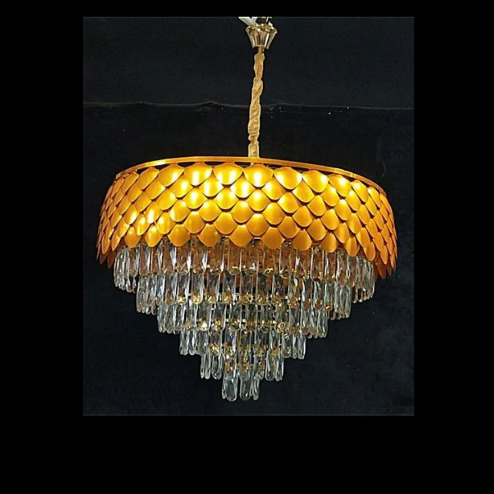 Candelabru Royal Golden 600, iluminat modern, E14, auriu