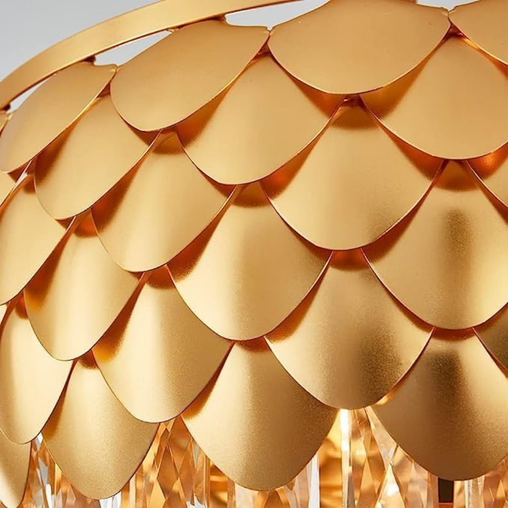 Candelabru Royal Golden 600, iluminat modern, E14, auriu