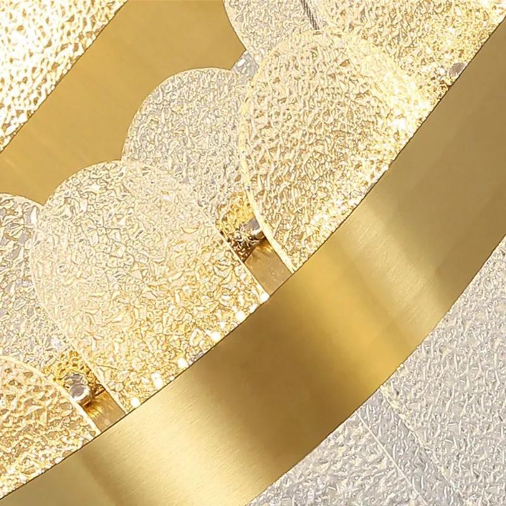 evaporation shave strap Candelabru Brilliance cu Cristal Refined și banda LED 400mm, 45W 3150Lm |  Logic Light