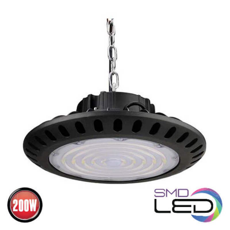 Lampa Led rotunda, Iluminat Industrial, 200W 6400K 85-265V