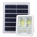 Proiector Solar Led 100W, Iluminat Perimeral, cu Panou Solar 6V 15W, Acumulator 10000mA, si Telecomanda, Alb