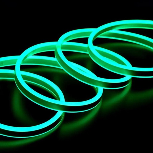 [081-010-0001-GN] Furtun Led Luminos Neon Flex 1M, Lumina Verde, IP65