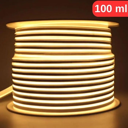 [081-010-0003-27100] Furtun Led Luminos Neon Flex Slim 100M, Lumina Alb Cald 2700K, IP65