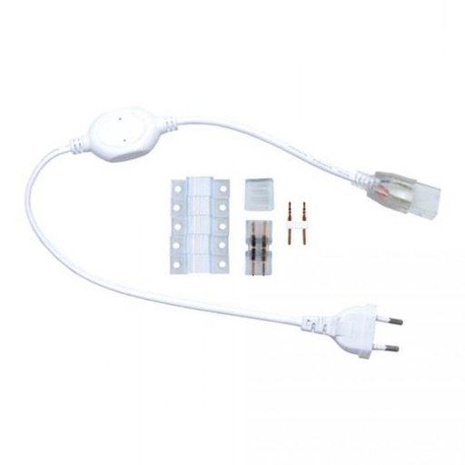 [081-010-0011] Cablu Alimentare Banda Neon Flex 6A, 6mm, IP65